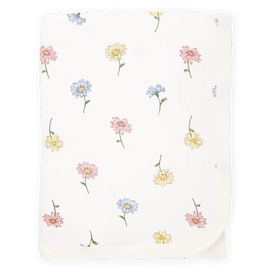 Couverture PurelySoft florale pour bébé - Ivoire