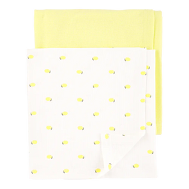 Lot de 2 couvertures gaufrées pour bébé - Fille