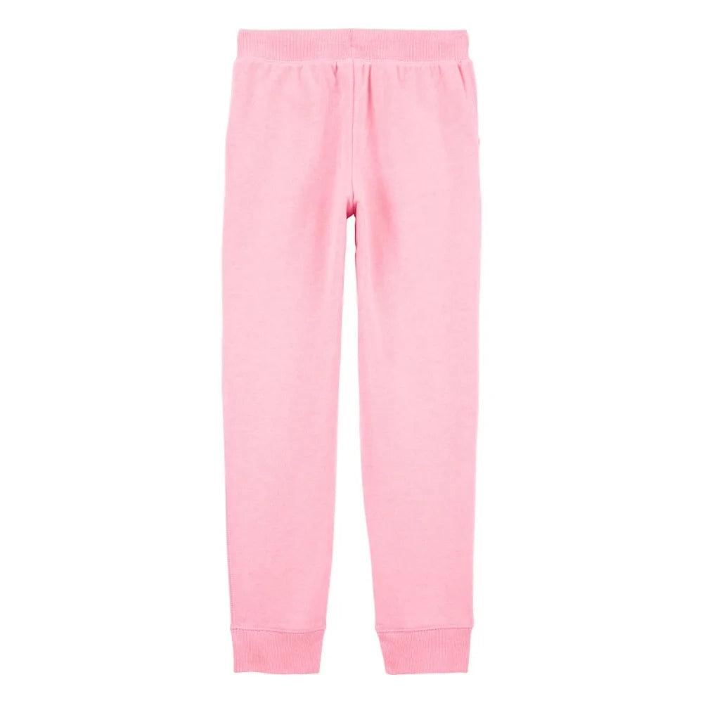OshKosh Girl's Drawstring Jogger Pants - Pink