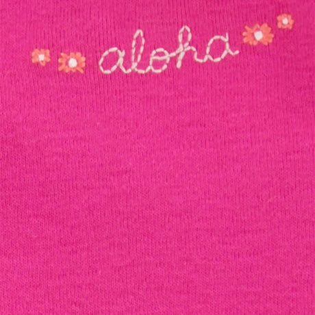 Conjunto de 2 piezas de body con volantes y cubrepañal Tropical de Carter's - Rosa