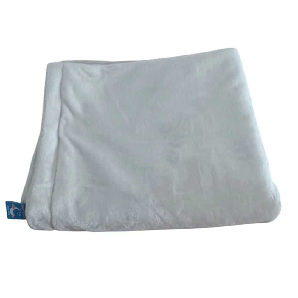 Couverture Double Face en Gaz de Coton - Blanc Cassé