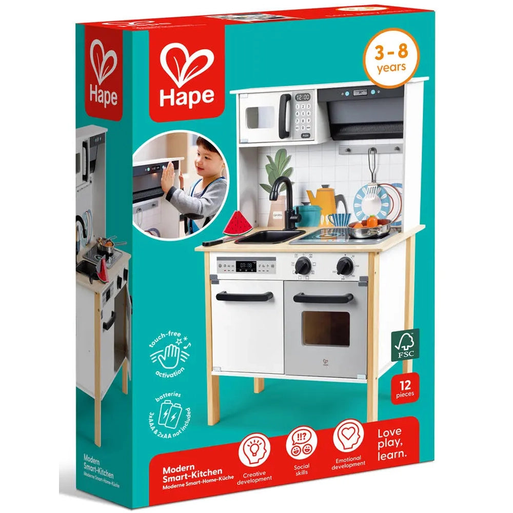 Hape Cuisine Moderne Interactive en Bois 3-8A