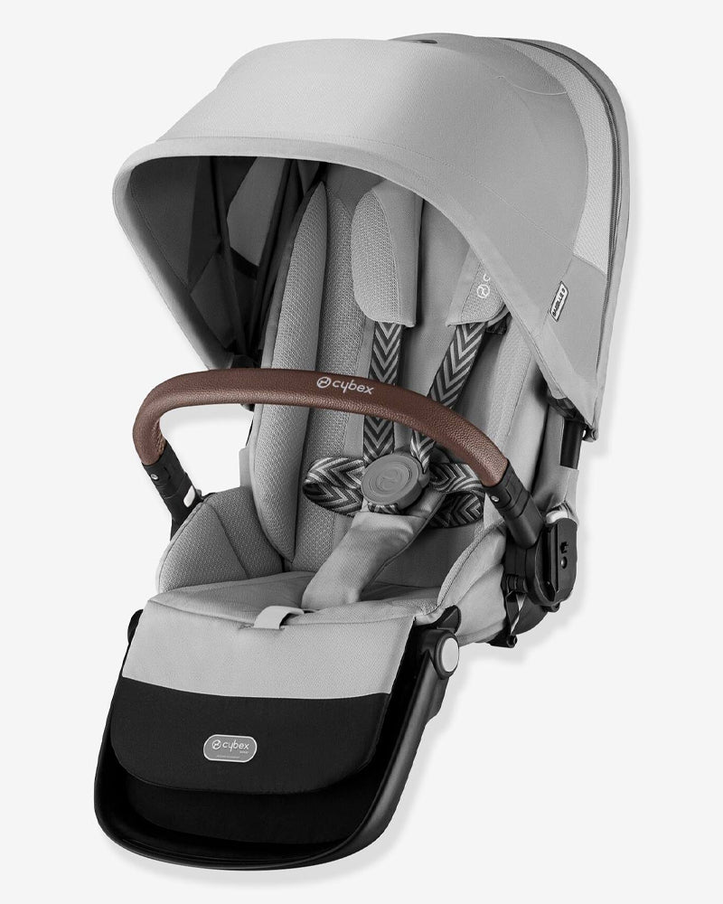 CYBEX Poussette Gazelle S + Adaptateur + Siège Additionnel - Gris