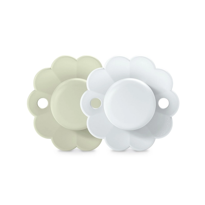 Suavinex Pack de 2 Sucettes Physiologique 0-6M - Aqua & Blue