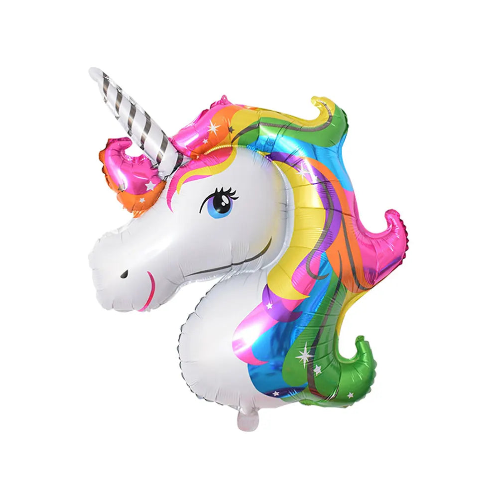 Large Unicorn Head Foil Balloon