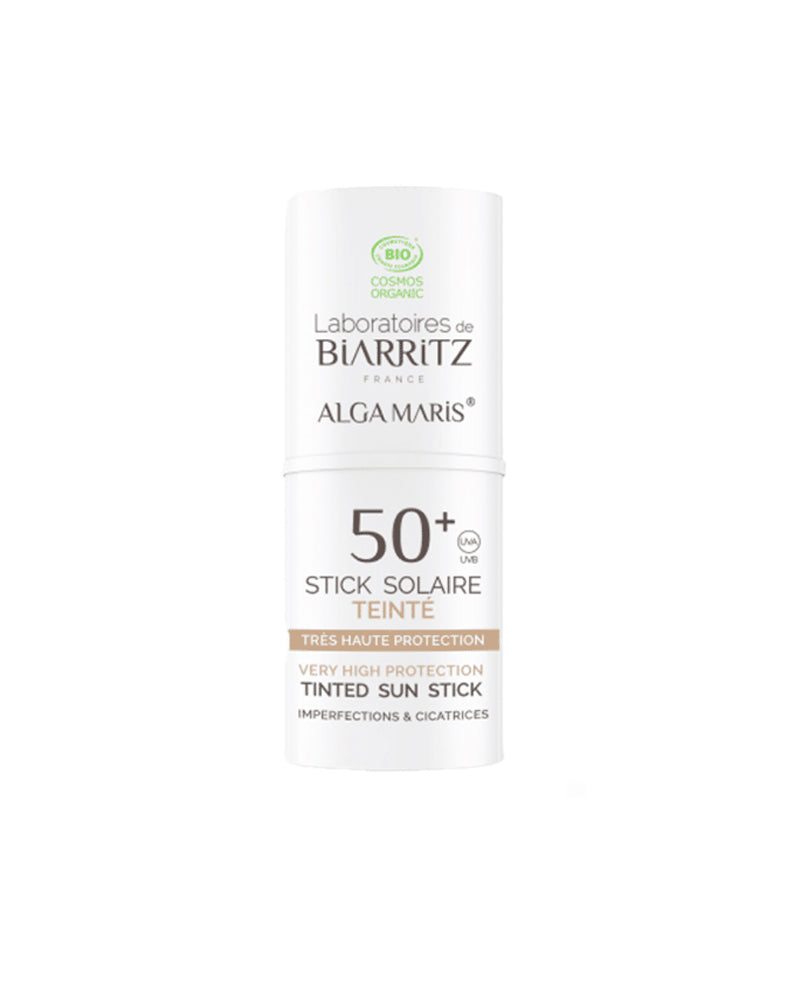 Biarritz Stick Solaire Teinté Certifié Bio SPF50+