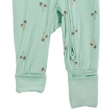 Carter's Baby Boy Two-Way Zip Footie - Mint Palms