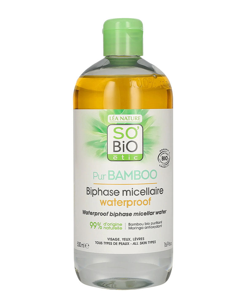 So Bio Biphase Eau Micellaire Waterproof Pur Bamboo 500 ml