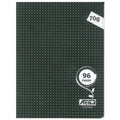 Atika Stitched Notebook A4+ 96 Pages Seyès 70g - Black