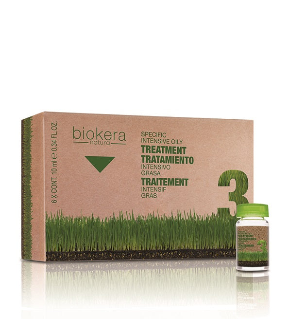 BIOKERA NATURE INTENSIVE ANTI-OILY HAIR TREATMENT 6AMP 10ML