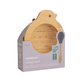 ASSIETTE EN BOIS OISEAU