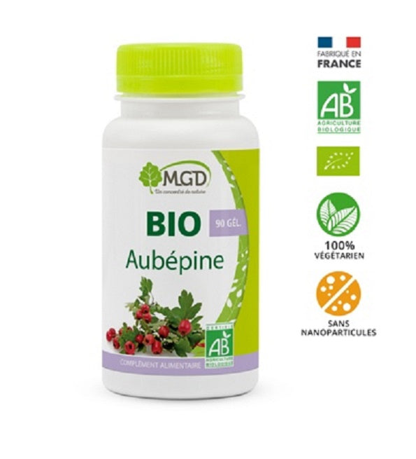 MGD Nature Aubépine 90 gélules – photo du produit
