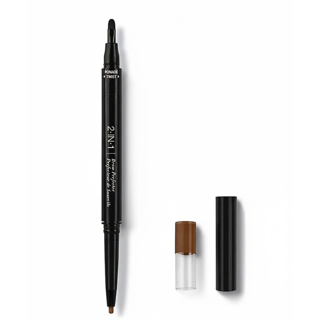 Absolute New York 2-in-1 Brow Perfecter teinte Chocolat – crayon et pommade sourcils