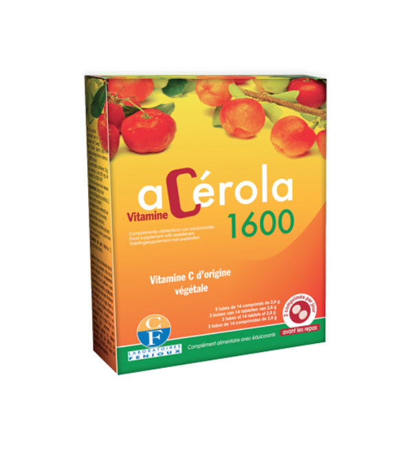 Fenioux Acerola 1600 Vitamina C - 14 Tabletas