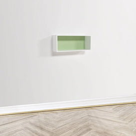 Wlidaty Home Cube Mural Fond Vert 42x18 cm