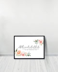 Decorative Table - Alhamdulillah - Black
