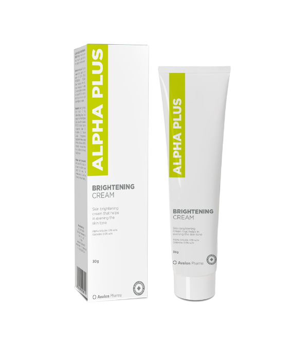 Alpha Plus crème éclaircissante – tube de 30 g et étui