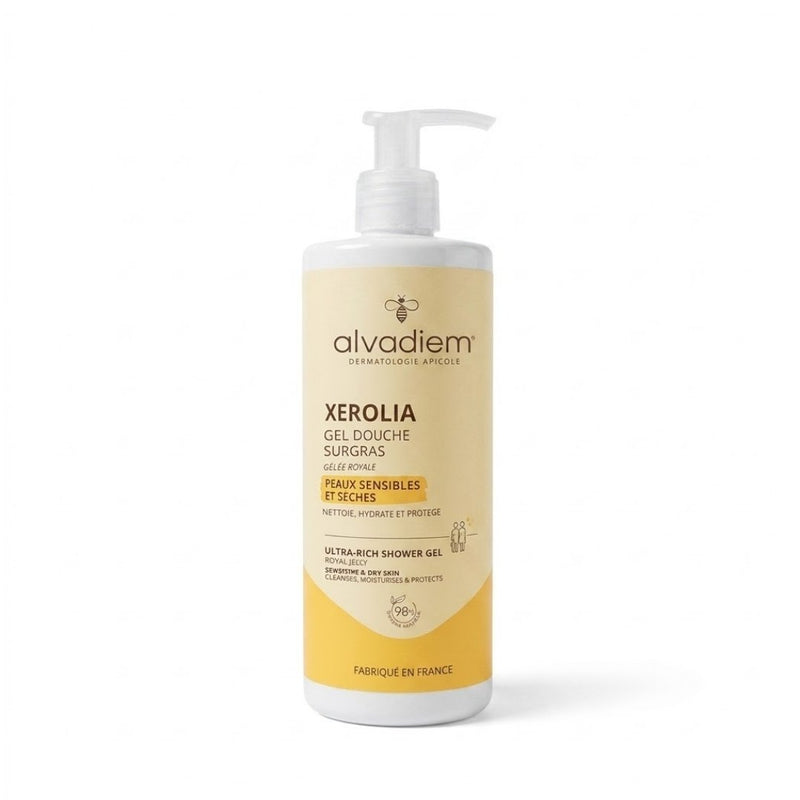 جل استحمام غني بالدهون Alvadiem Xerolia – 400 مل