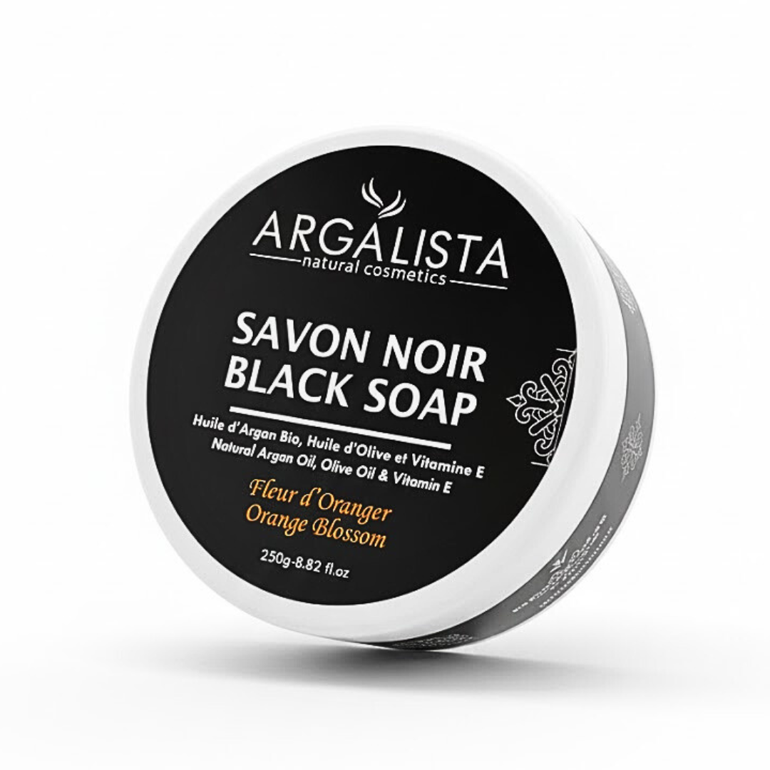 Argalista Savon Noir Fleur d’Oranger 250g