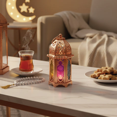 Lanterne en Métal 7x16 cm- Bronze