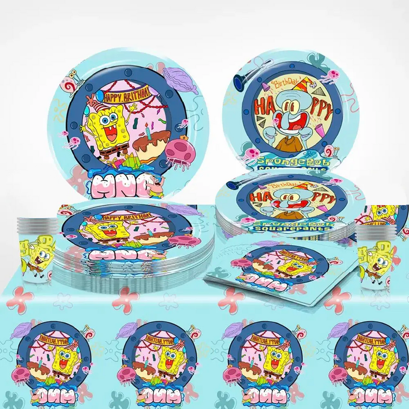 Pack Anniversaire 51 Pièces - SpongeBob