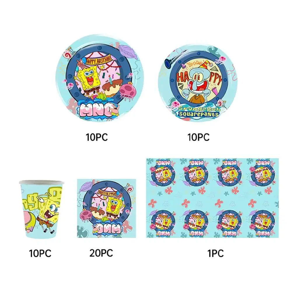 51 Piece Birthday Pack - SpongeBob