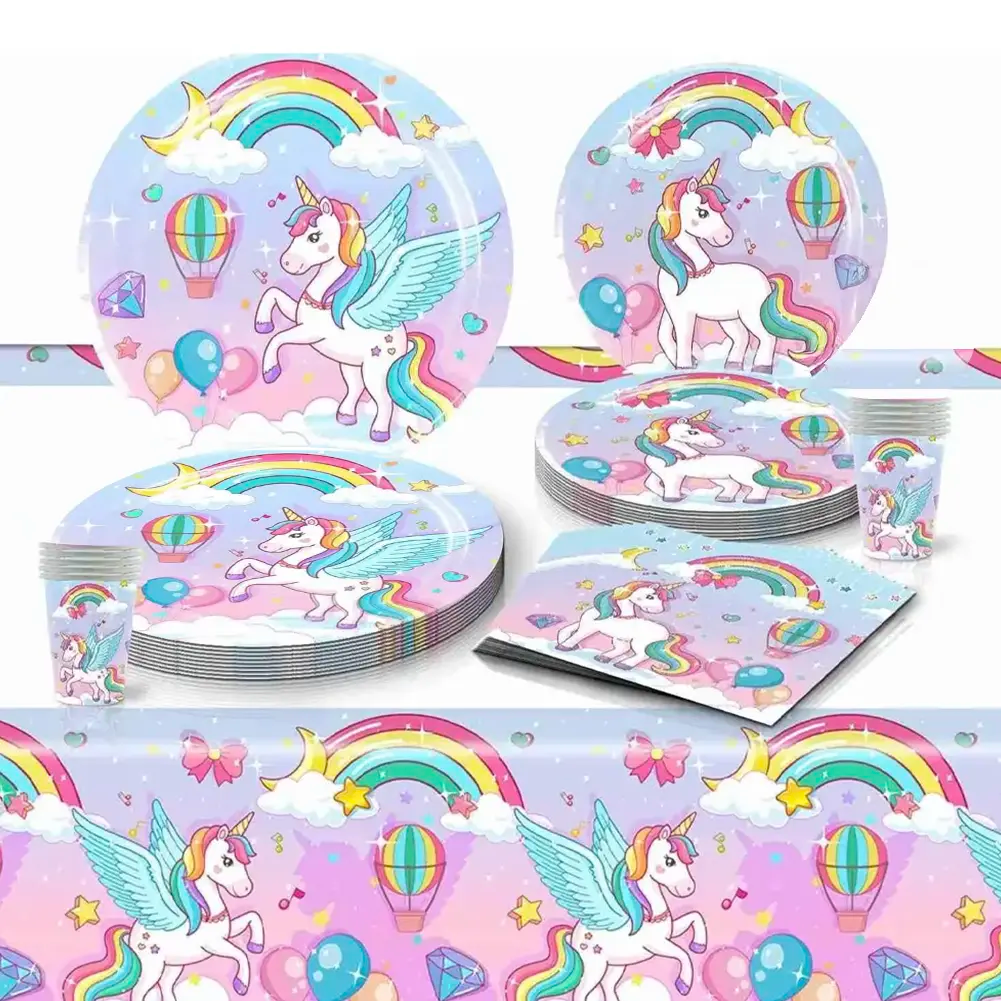 51 Piece Birthday Pack – Unicorn