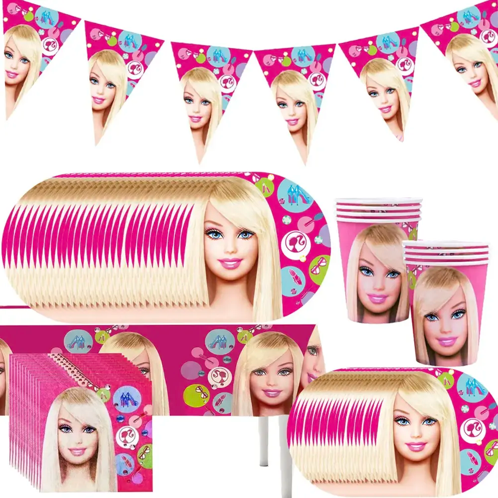 51 Piece Birthday Pack - Barbie