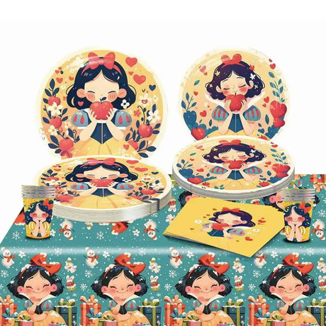 Pack Anniversaire 51 Pièces - Blanche Neige