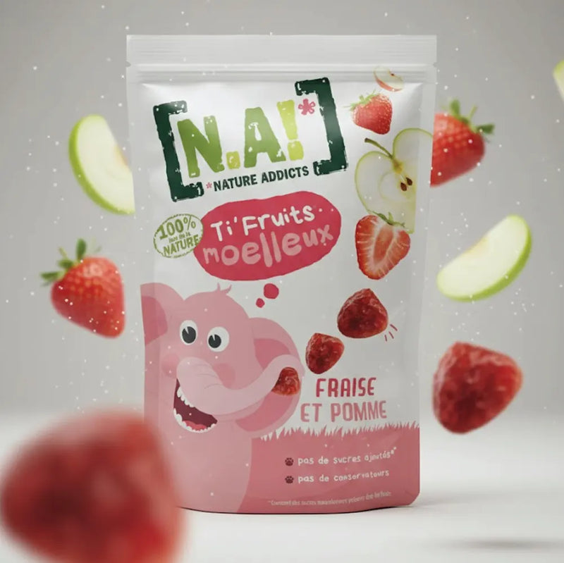 N / A ! ti' Fruit Erasers 35g - Fresa y Manzana