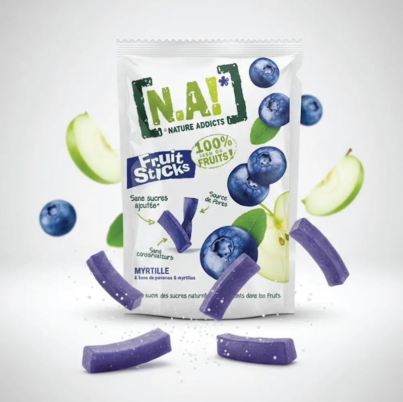 N / A ! Gominolas de frutas en barra 35g - Arándano