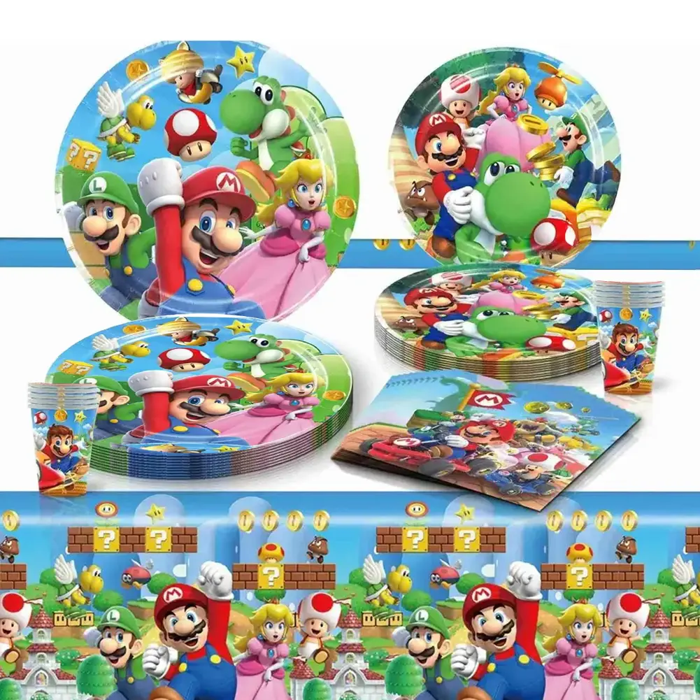 51 Piece Birthday Pack - Super Mario