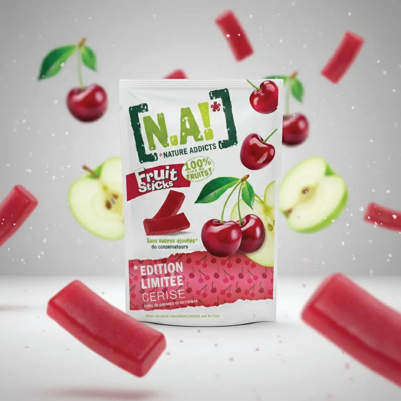 N / A ! Palitos de Frutas 40g - Cereza y Manzana