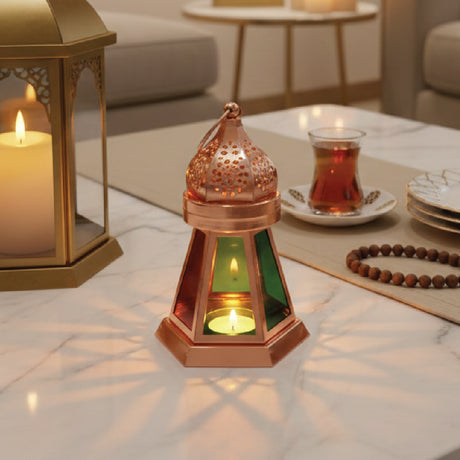 Lanterne en Métal 11,2x16,7 cm - Bronze