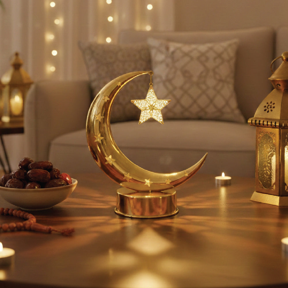 Lampe Décorative LED avec Son – Lune & Etoile