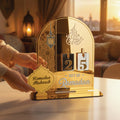 Acrylic Ramadan Calendar Decoration - Gold
