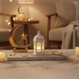 Ornement Lanterne de Ramadan - Blanc