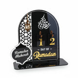 Décoration en Acrylique Calendrier Ramadan - Noir