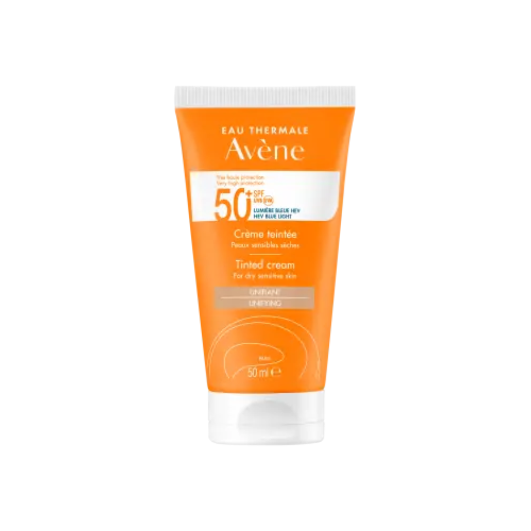Protector solar con color Avène Muy Alta Protección FPS 50+ - 50 ml