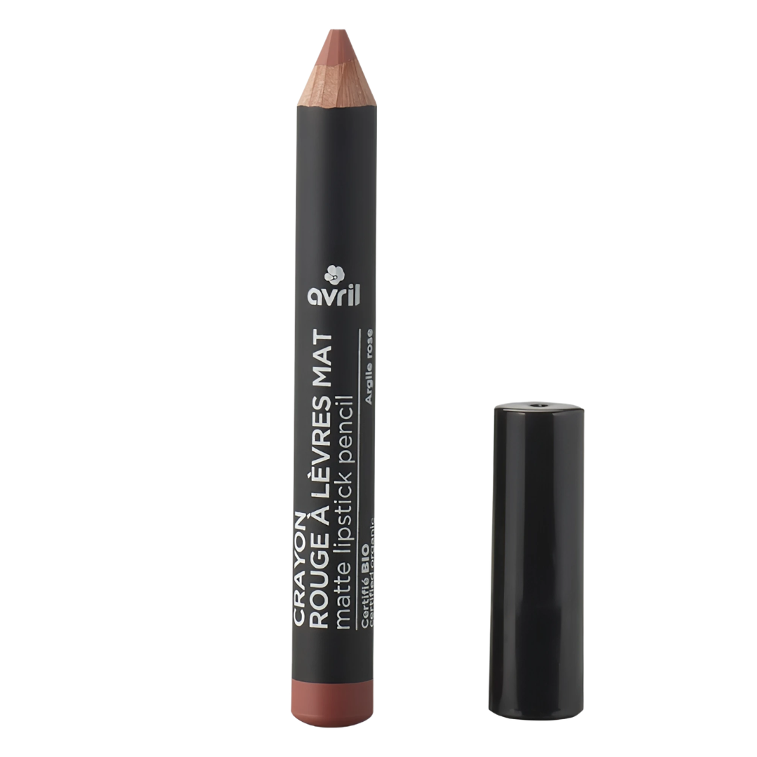 Avril Crayon Rouge à Lèvres Mat Argile Rose bio