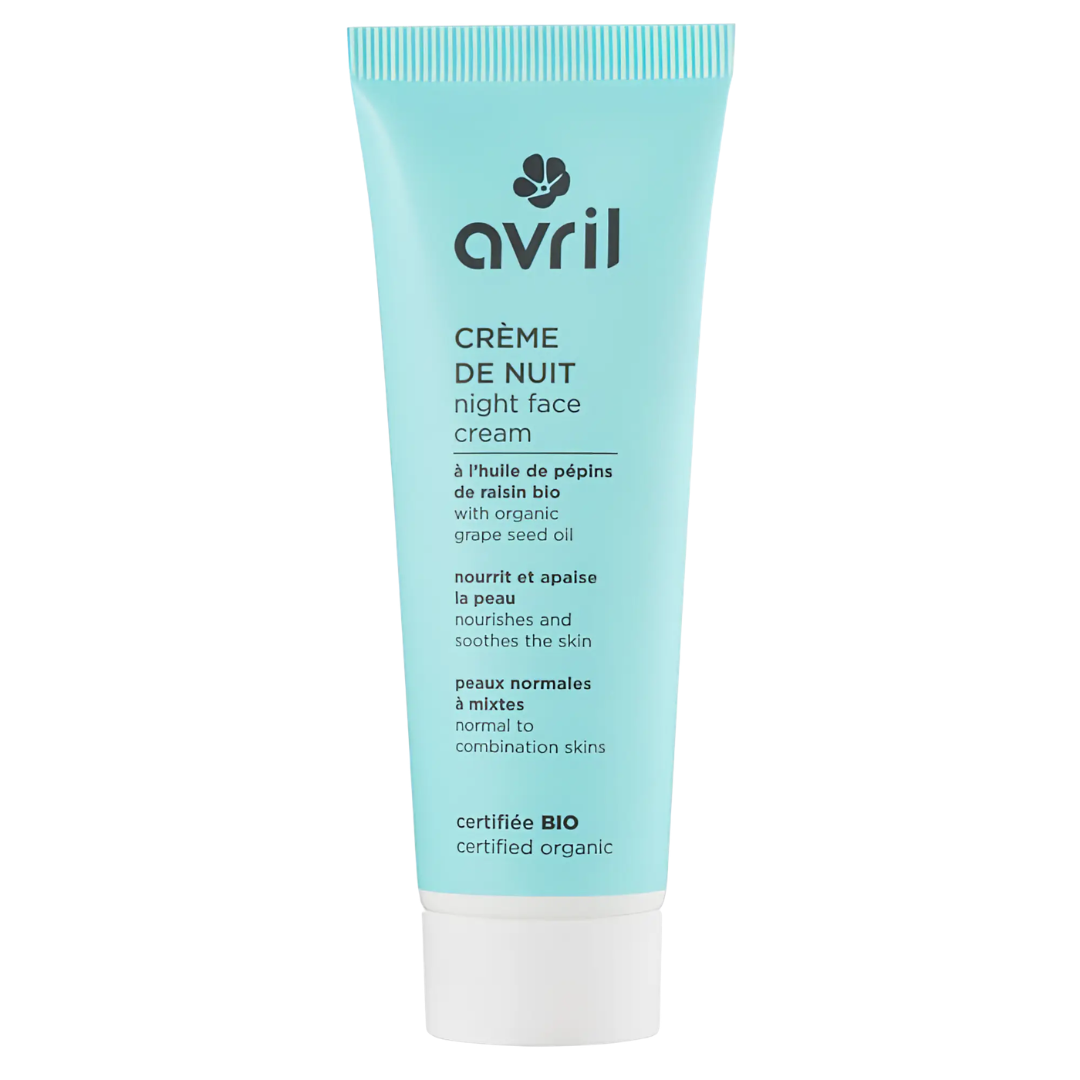 Avril crème de nuit bio peaux normales et mixtes 50 ml – pot