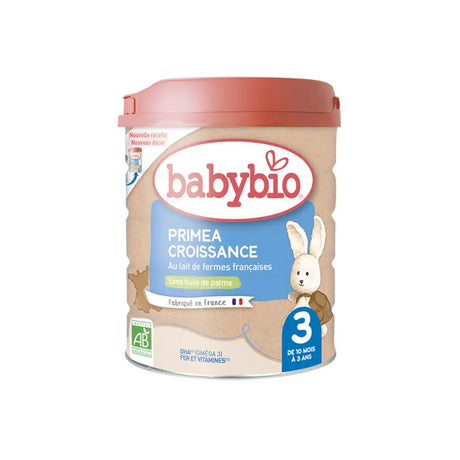 Offre : Babybio Lait de Croissance Primea Bio 3ème Âge 800g 10mois-3ans = Lait Croissance Liquide 250ml Offert