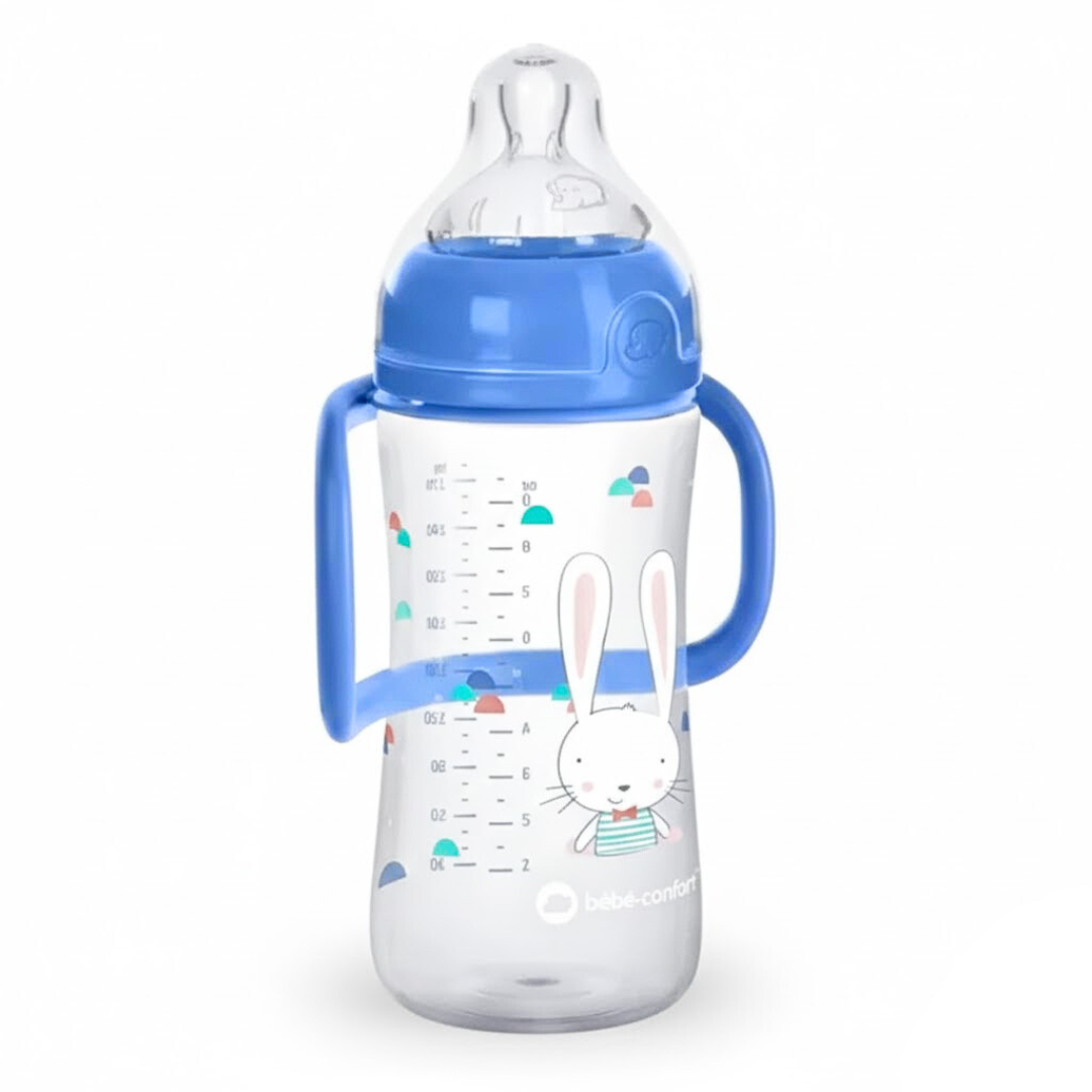Biberon Bébé Confort Emotion avec poignées 270 ml Funny Friends