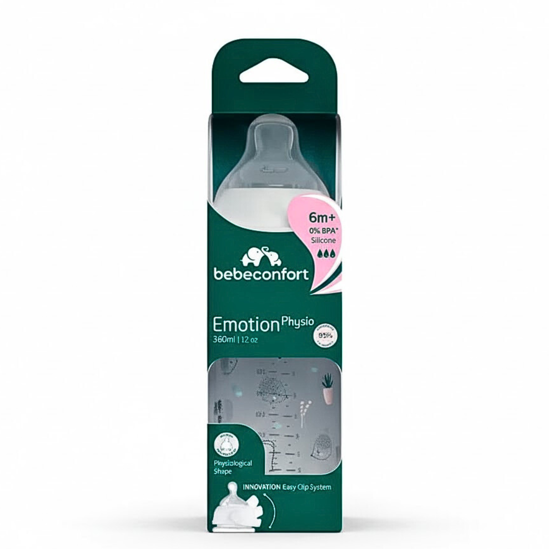 Biberon Bébé Confort Emotion Physio 360 ml Blanc Urban Garden