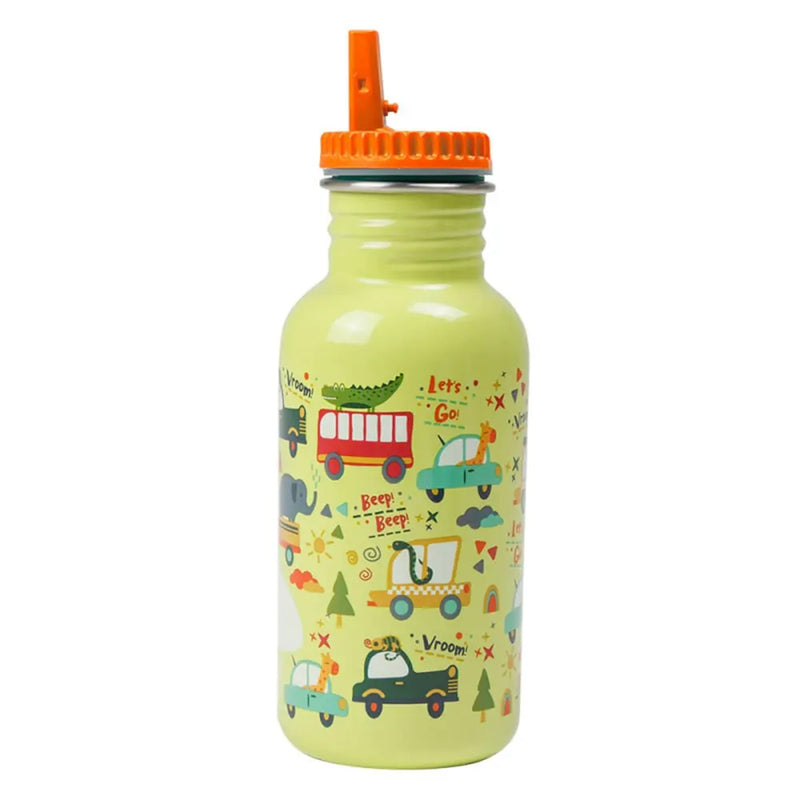 Eurekakids - Green Car Straw Bottle Ki