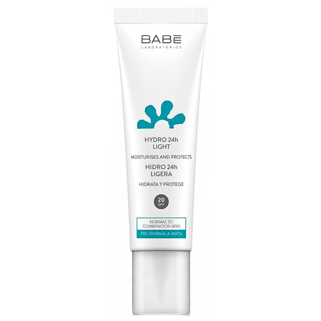 Babé Hydro 24H Light SPF20+ 50 ml, crème hydratante visage