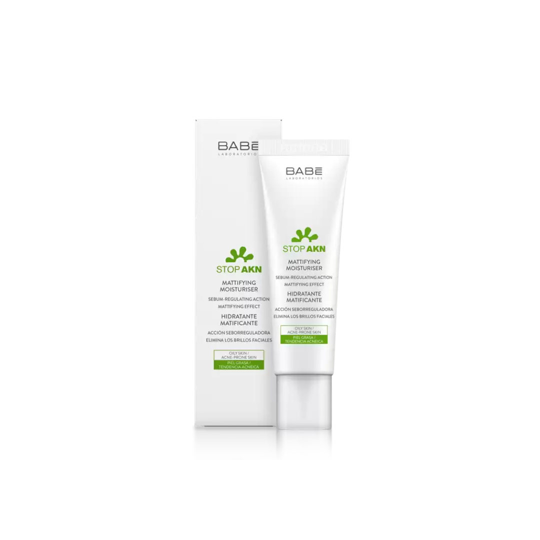 Babé Stop AKN soin matifiant 50 ml – tube du produit