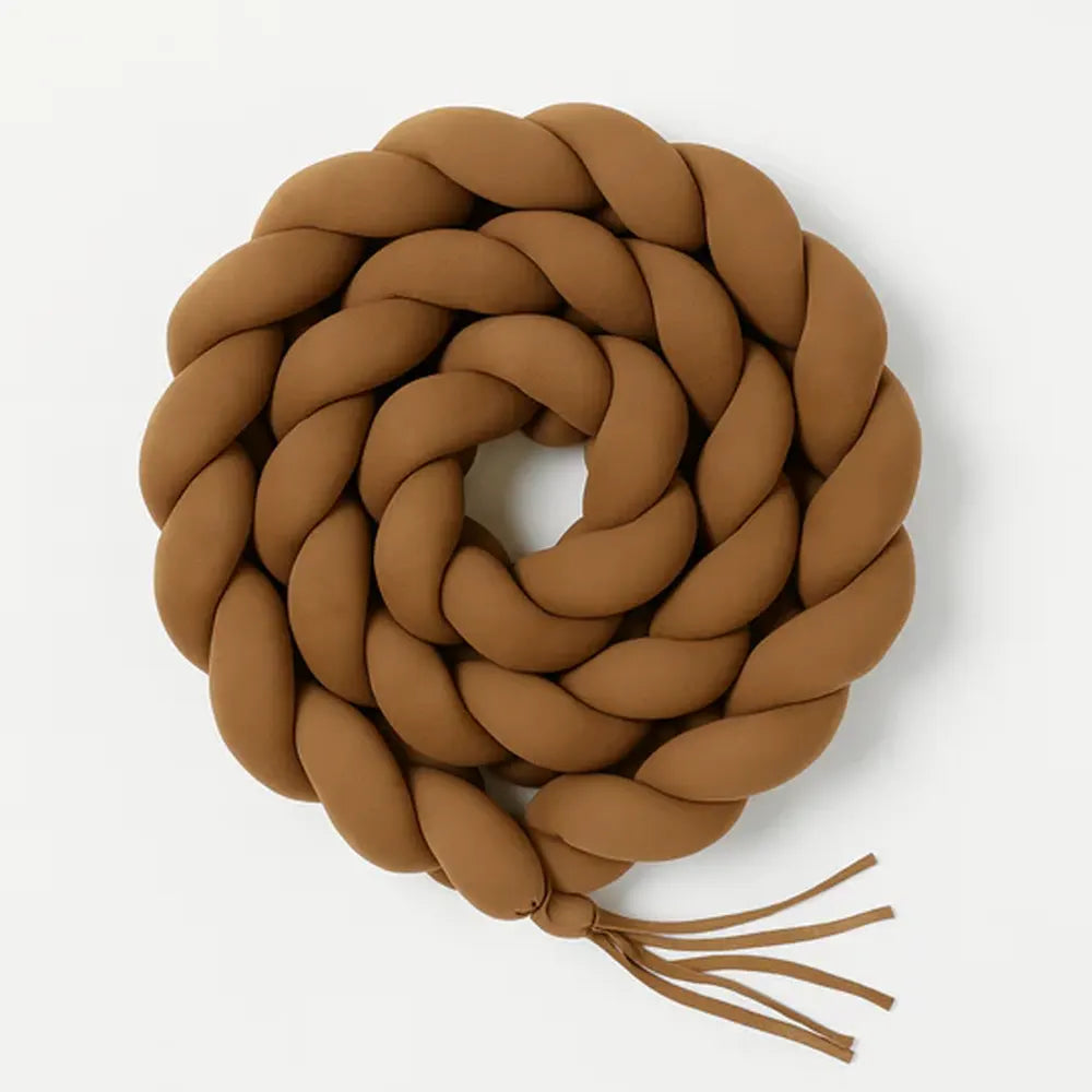 Babymat Tour de Lit Tressé - Marron