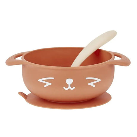 Babymoov Coffret Repas Bol Cuillere TAST'ISY Renard Terracotta