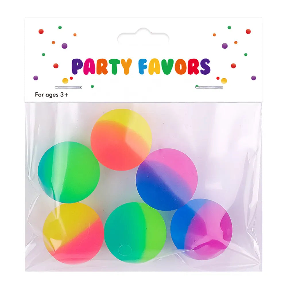 Lote de 6 Pelotas Rebondissantes Ultra Elásticas – 3A+